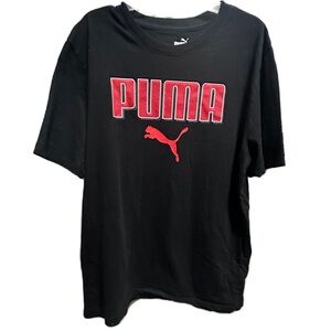 Puma Men’s Size Large Black Logo T-Shirt‎